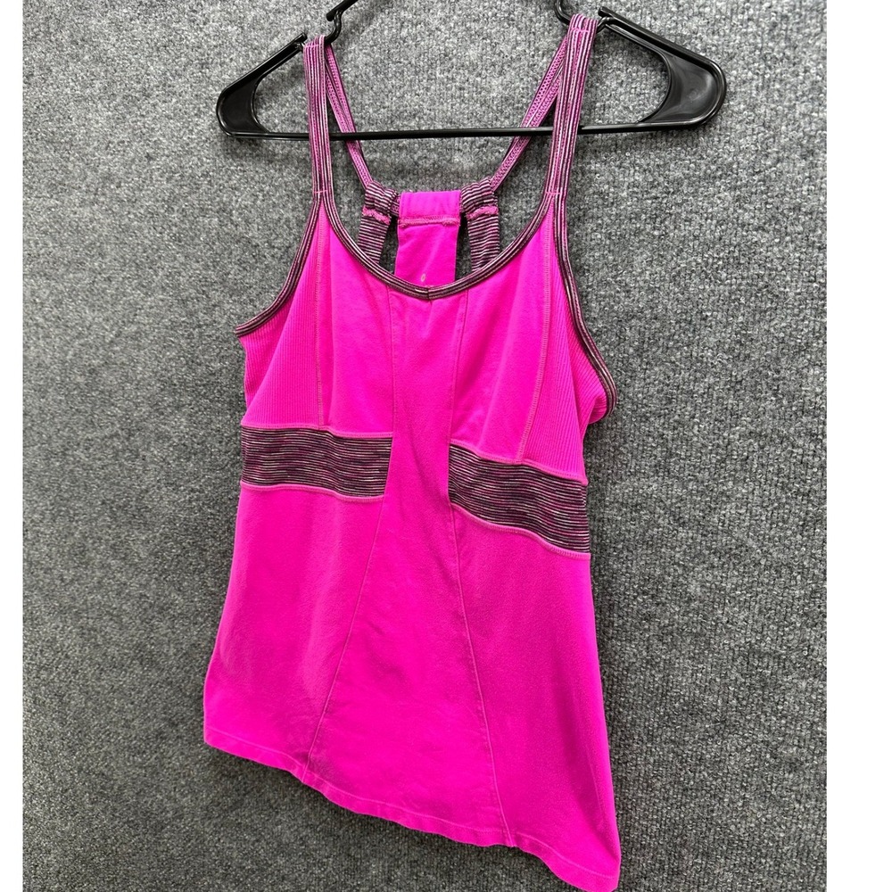 Athleta Prasada Womens Pink Racerback Athletic Tank Top, Size M - Picture 2 of 9